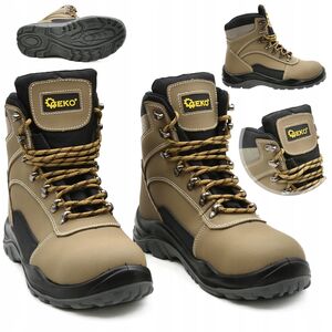 Παπούτσια Geko Safety μοντέλο αρ. 7 nubuck S3 SRC - μέγεθος 44 (10) 8387626 5901477161124