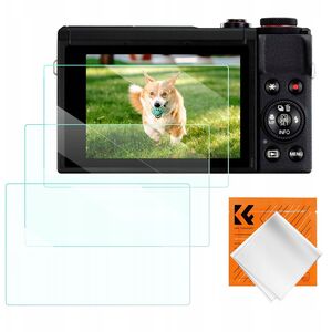 3x Zestaw Osłona Szkło 9h Na Ekran Canon G9x Ii G7x Iii G7x Ii G5x Ii / K&f Concept / Sku.2193