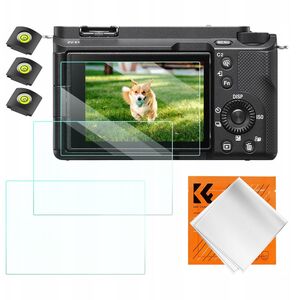 3x Zestaw Osłona Szkło 9H K&F na Ekran Sony ZV-E1, A7 IV, A6700, A7CII / K&F Concept / SKU.2198