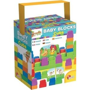 Lisciani Klocki konstrukcyjne Carotina Baby Szczęśliwe zwierzątka