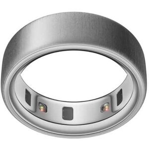 Έξυπνο δαχτυλίδι Oura Ring 4, Βουρτσισμένο Ασήμι, μέγεθος 6
