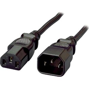 HamaEquip 112100 kabel zasilające Czarny 1,8 m C13 panel C14 panel