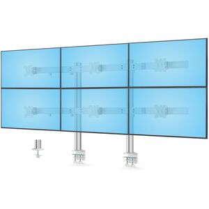 StarTech 6-MONITOR-ARM-A uchwyt / stojak do monitorów 81,3 cm (32") Biurko Biały