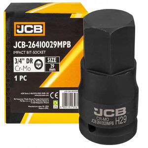 JCB Καρυδάκι-μπιτ κρούσης 3/4" 29mm (6-γωνιακό)