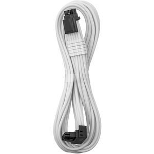 CableMod Universal Pro ModMesh 16-Pin zu 16-Pin-Kabel, 90 Anschluss, Sleeved, StealthSense - wei, 60 cm, Var. A