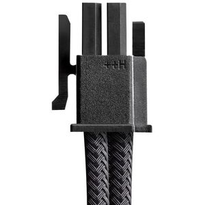 CableMod Universal Pro ModMesh 16-Pin zu 16-Pin-Kabel, 90 Anschluss, Sleeved, StealthSense - carbon, 60 cm, Var. A