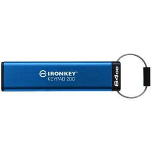 Kingston IronKey klaviatūra 200 64GB USB 3.0 AES Encrypted