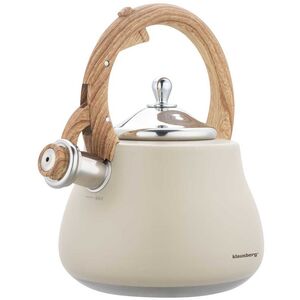 CZAJNIK STALOWY Z GWIZDKIEM 2,8L KLAUSBERG KB-7919
