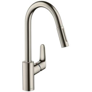 Bateria kuchenna Hansgrohe Focus stojąca stal szlachetna (31815800)
