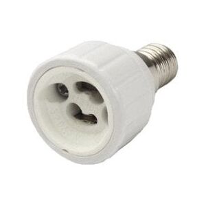 Przejściówka adapter E-14 na GU10 ceramiczny biały