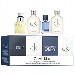 SET MINIATUR CALVIN KLEIN Eternity for Men EDT 10ml +  CK One EDT 2x10ml + Defy EDT 5ml