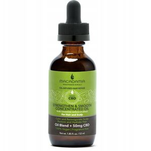 MACADAMIA PROFESSIONAL_Strenghten &amp| Smooth Concentated Oil + CBD 50mg skoncentrowany olejek do włosów i skóry głowy 53ml