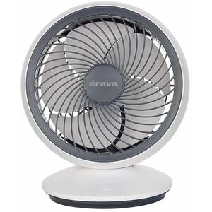 Orava SF-5 mini stolní ventilátor, 4 W, oscilace, USB nabíjení, 3 rychlosti, průměr 15 cm