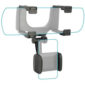 Mobilis Universal Car Rear Mirror Mount for Smartphone