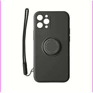 Θήκη Σιλικόνης Mocco Pastel Ring για Xiaomi Redmi Note 9T Μαύρο