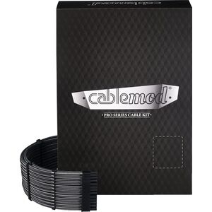 CableMod C-Series Pro ModMesh Sleeved 12V-2x6 12VHPWR Dual StealthSense Cable Kit for Corsair RMi, RMx (Black Label) - carbon