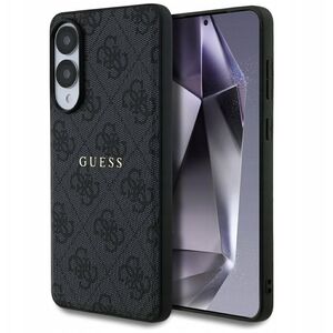 Case Guess 4G Ring Classic Logo MagSafe Samsung Galaxy S25 Edge black