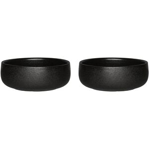 Soup plate MAKU ROBUSTE, black, o 14.5 cm, 2 pcs.