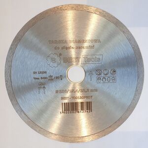 Best-Tools TARCZA DIAMENTOWA 180x25,4/22,2mm CIĄGŁA STANDARD PUMA BEST - TDC180PRO7