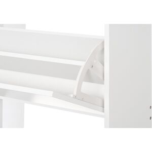 ΝΤΟΥΛΑΠΙ ΠΑΠΟΥΤΣΙΩΝ ΛΕΥΚΟ 60X24X80CM 4LIVING