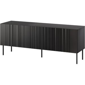 Szafka RTV ISLA 150,5x40x60 czarny mat