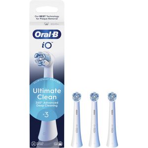Oral-B iO Ultimate Clean replacement brushes 3pcs, white