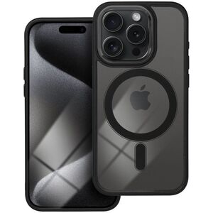 Θήκη COLOR EDGE MAG COVER συμβατή με MagSafe για IPHONE 15 Pro μαύρο