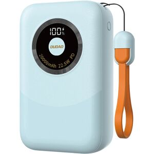 Powerbank Dudao K21 Mini 10000mAh 22.5W USB-A / USB-C - niebieski