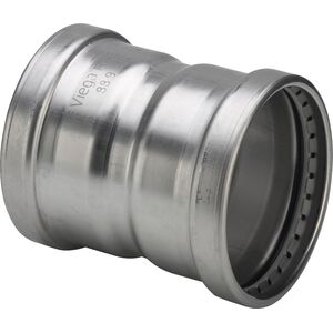 VIEGA Inox μούφα 88,9 mmINOX, ανοξείδωτο ατσάλι, SC-Contur