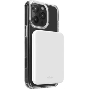 Powerbank Puro Mag Plus 5000mAh 20W Qi2 kompatybilny z MagSafe 1x USB-C Power Delivery - biały