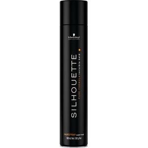 Schwarzkopf Silhouette Bardzo Mocny Lakier CZARNY 500ml