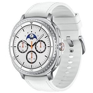 Samsung Galaxy Watch 8 Classic 3,3 cm (1.3") AMOLED 46 mm Cyfrowy 438 x 438 px Ekran dotykowy Srebrny Wi-Fi GPS