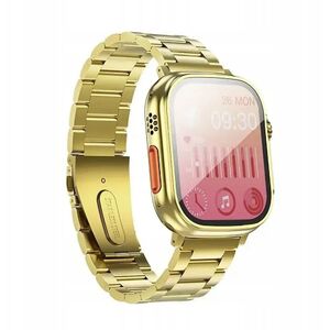 Smartwatch Hoco 1,96" TFT z funkcją rozmowy Y12 Ultra titanium złoty [EOL]