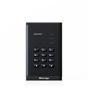 iStorage diskAshur3 HDD zewnętrzny dysk twarde 1 TB USB Type-C 3.2 Gen 1 (3.1 Gen 1) Czarny