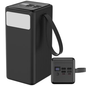 PLATINET POWER BANK 60000 mAh 65W PD FLASHLIGHT USB-C 1M CABLE [46260]
