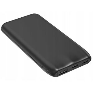 PLATINET POWER BANK 10000 mAh 3,7V 37Wh 12W 2x USB-C 1x USB-A BLACK [46031]