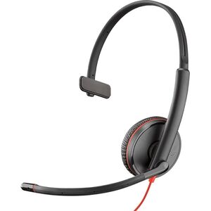 POLY Blackwire 3215 Zestaw słuchawkowy Przewodowa Opaska na głowę Połączenia/muzyka USB Type-C Czarny