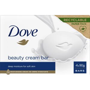 Dove Beauty Cream Bar Mydło w Kostce 4 x 90g