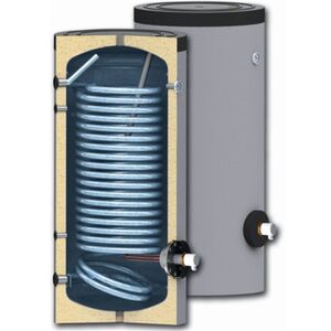Θερμοσίφωνας Sunsystem SWPN200 | Εμαγιέ 200L με Εναλλάκτη Θερμότητας 1.9 m