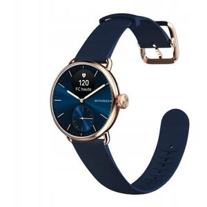 Withings Scanwatch 2 - zegarek z funkcją EKG, pomiarem pulsu i SPO2 oraz mierzeniem aktywności fizycznej i snu (38mm, blue rose gold)