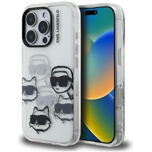 ETUI PRZEZROCZYSTE KARL LAGERFELD DO IPHONE 16 PRO, Bezbarwne, Eleganckie