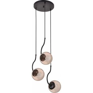 Lampa wisząca Light Prestige Wisząca Hook 3 czarna (LP-125/3P BK) - Light Prestige