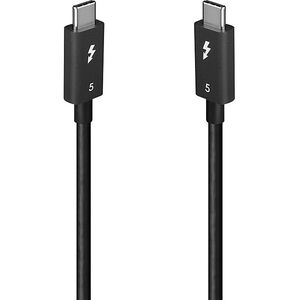 Lindy 31130 kabel Thunderbolt 1 m 80 Gbit/s Czarny