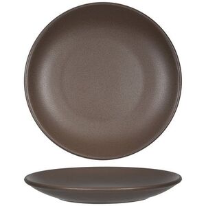 Woodart επίπεδο πιάτο καφέ 24 cm