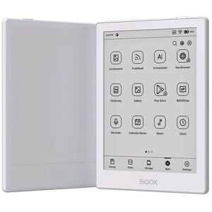 E-book ONYX BOOX GO 6, bílá, 6" Carta 1300, 32GB, Bluetooth, Android 11, E-ink displej