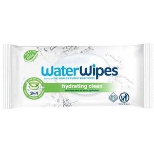 WaterWipes Hydrating Clean chusteczki nawilżane dla dzieci z ekstraktem z aloesu 60szt