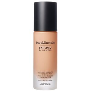 bareMinerals BarePro 24HR Wear Skin-Perfecting Matte Liquid Foundation SPF20 matujący podkład w płynie Medium 30 Cool 30ml