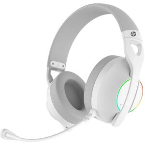 HP DHE-8003U, s�uchawki z mikrofonem, przewodowa, bia�a, 7.1 surround (virtual), pod�wietlona, USB