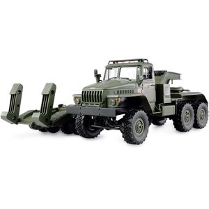 Amewi Ural B36 Militär LKW 6WD mit Tieflader 1:16 RTR grün