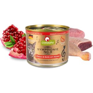 GranataPet Symphonie No.8 bażant i kaczka z kurczakiem mokra karma dla kota 200g